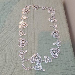 Brighton Crystal Hearts Belt